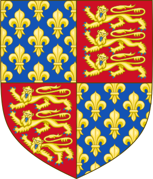 Archivo:Royal Arms of England (1340-1367)