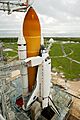 STS-135 profile and docking device