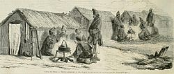 Archivo:Soldiers Gauchos preparing tea, one of Juan Manuel de Rosas army camps, Argentina, by Jean-Baptiste Henri Durand-Brager (1814-1879)