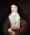 Sor Ana Dorotea de Austria, hija ilegítima del emperador Rodolfo II. (Monasterio de las Descalzas Reales de Madrid)