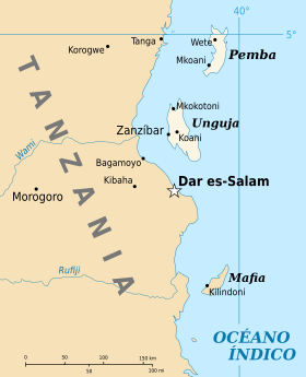 Spice Islands (Zanzibar highlighted)-es.svg