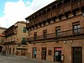 Villanueva de los Infantes.- Balconada Plaza Mayor