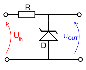 Archivo:Zener diode voltage regulator