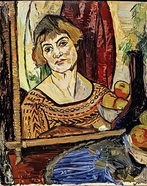 Archivo:(Barcelona) Autoretrat al mirall - by Suzanne Valadon