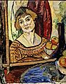 (Barcelona) Autoretrat al mirall - by Suzanne Valadon