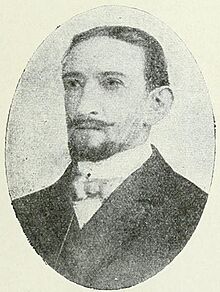 1918, Historia de la lengua y literatura castellana, vol. IX, Escritores colombianos (cropped) Antonio Gómez Restrepo.jpg