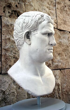 Archivo:8109 - Roma - Ara Pacis - Marco Vipsanio Agrippa - Foto Giovanni Dall'Orto - 30-Mar-2008