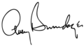 Avery Brundage Signature