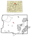 Boulder County Colorado Incorporated and Unincorporated areas Jamestown Highlighted