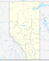Canada Alberta location map