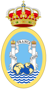 Archivo:Coat of Arms of Cádiz Free Trade Zone