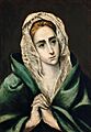 El Greco - Mater Dolorosa (Gemäldegalerie, Berlin)