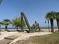 Escultura de bronce titulada “El lector de l’Odissea”. Artista escultor Paco Morales