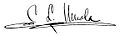 Firma de Ciro Luis Urriola - Constitución de 1904