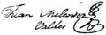 Firma de Juan Meléndez Valdés