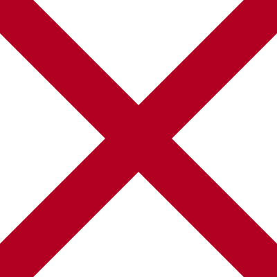 Flag of Alabama (square)