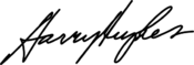 Harry Hughes signature.svg