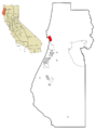 Humboldt County California Incorporated and Unincorporated areas Westhaven-Moonstone Highlighted