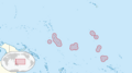 Kiribati in its region