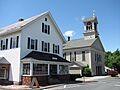 Lunenburg Town Hall and Hadwen Park Market, Lunenburg MA