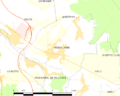Map commune FR insee code 62448