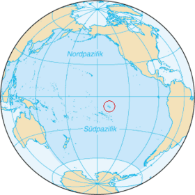 Islas Marquesas en el Océano Pacífico