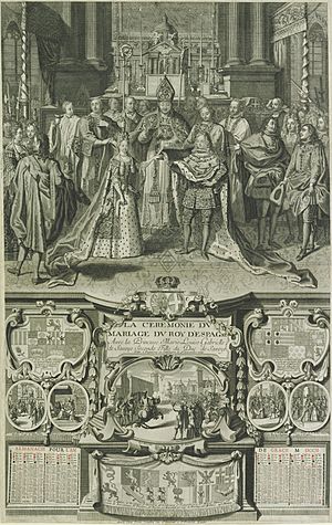 Archivo:Marriage of Maria Luisa of Savoy and Felipe V of Spain in 1701