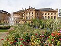 Metz Opera-theatre facade parterre floral 2012