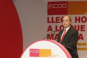 Archivo:Miguel Sebastián, Ministro de Industria, Turismo y Comercio, en el Acto de Inauguración de FICOD 2010 02