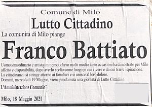 Archivo:Morte di Franco Battiato