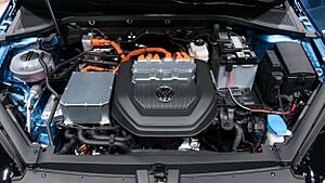 Archivo:Motorraum Volkswagen VW e-Golf