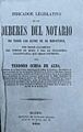 Ochoa. Indicador legislativo... notario (1865)