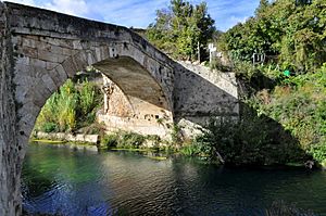 Archivo:Puente Liende de Priego sobre el río Escabas