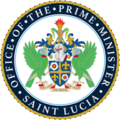 Seal of the Prime Minister of Saint Lucia