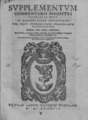 Stambach - Supplementum commentarii magistri Gabrielis Biel in quartum librum sententiarum, 1574 - 4407957
