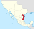 Tamaulipas in Mexico (1824)