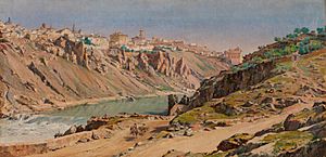 Archivo:Vista de Toledo, de Ricardo Arredondo Calmache (Museo del Prado)