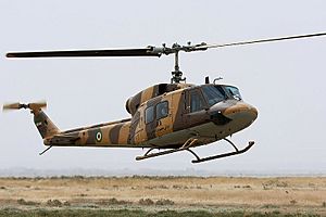 Archivo:A Bell 214 of IRIAA