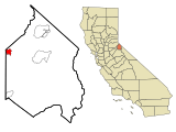 Alpine County California Incorporated and Unincorporated areas Kirkwood Highlighted.svg