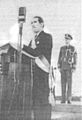 Arnulfo Arias tomando posesión de la presidencia en 1940