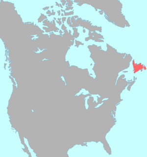Archivo:Beothuk language map