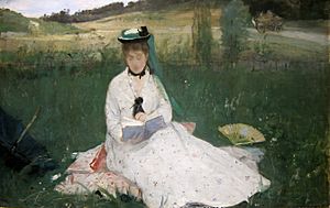 Archivo:Berthe Morisot Reading