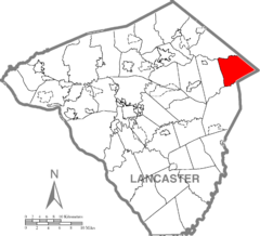 Caernarvon Township, Lancaster County Highlighted.png