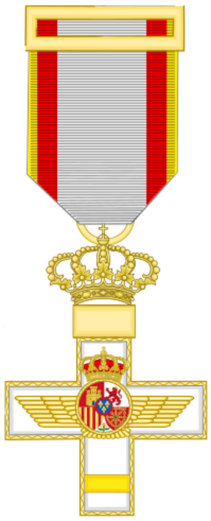 Archivo:Cross of the Aeronautical Merit (Spain) - Yellow Decoration