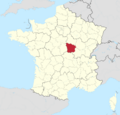 Département 58 in France 2016