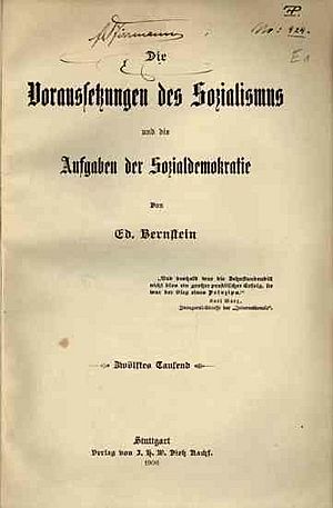 Archivo:Die Voraussetzungen des Sozialismus und die Aufgaben der Sozialdemokratie