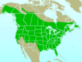 Downy Woodpecker-rangemap