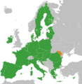 European Union Moldova Location