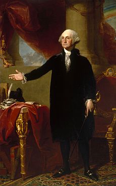 Archivo:Gilbert Stuart, George Washington (Lansdowne portrait, 1796)