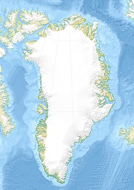 Isla Nipisat ubicada en Groenlandia